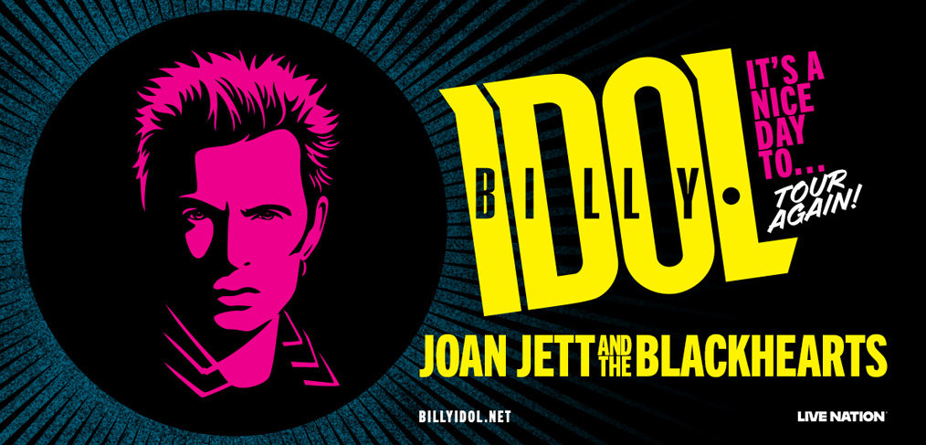 Billy Idol y Joan Jett anuncian la gira «It’s a Nice Day To… Tour Again»